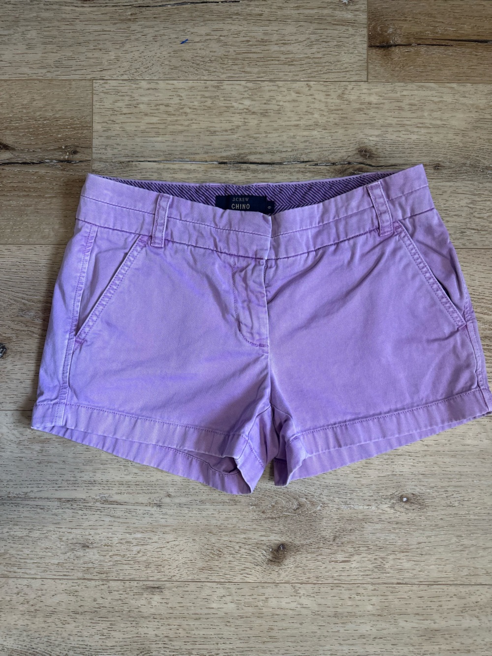J. Crew Lavender Chino Shorts - Women's Casual Cotton Chinos